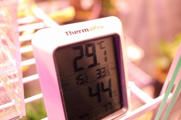 温室の温度計